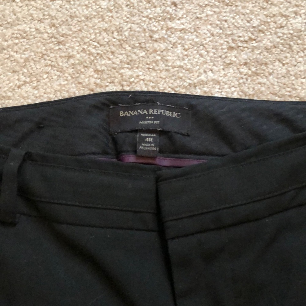 Banana Republic Martin fit black dress pants - Picture 5 of 5